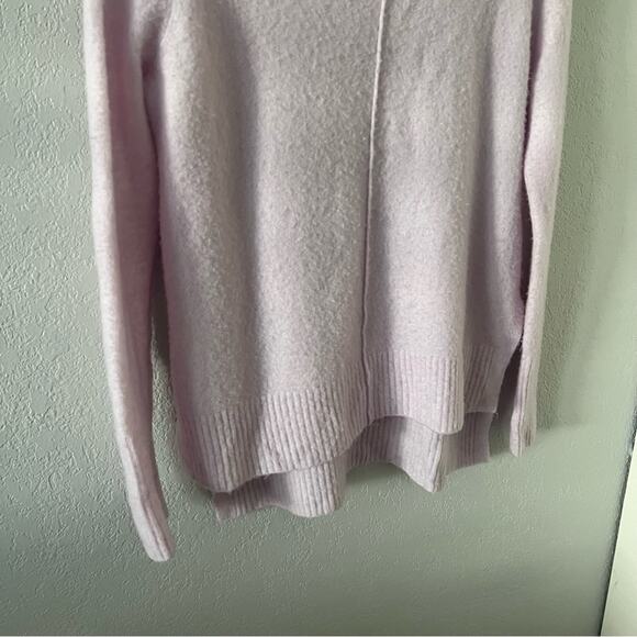 Athleta Transit Merino Wool Pullover Turtleneck Sweater in Simply Lilac - Picture 4 of 9